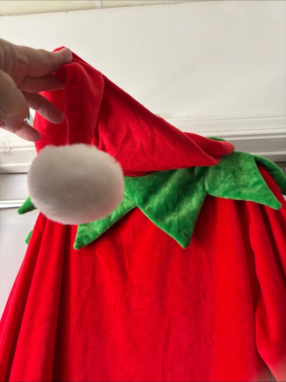 Spirit Red and Green Holiday Elf Jumpsuit - Picture 7 of 11